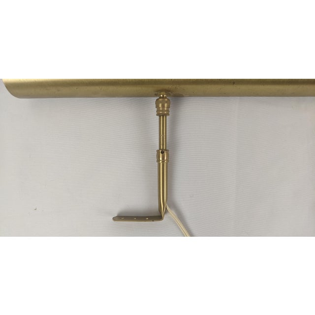 Brass 30" Vintage House of Troy Adjustable Gallery Picture Light – Gold/Brass-Tone Finish For Sale - Image 8 of 15