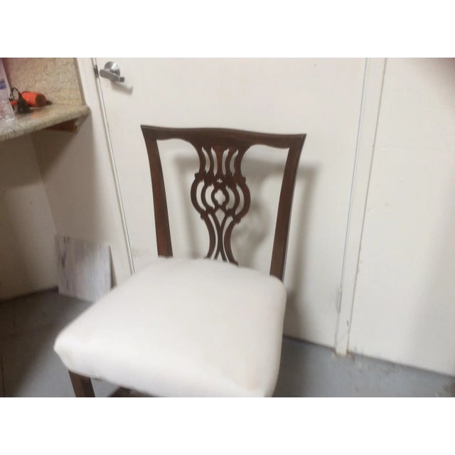 19th Century Americana Mahogany Side Chairs - a Pair For Sale - Image 4 of 11