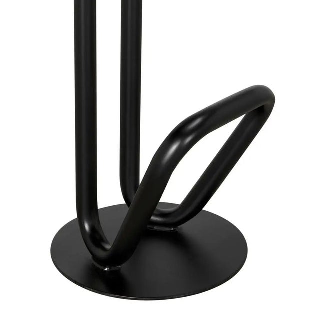 Mid-Century Modern Hook Bar Stool For Sale - Image 3 of 7