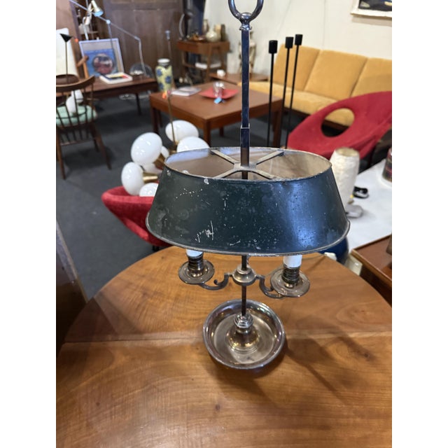 Hot Water Bottle Lamp with Silver Metal Base For Sale - Image 6 of 6