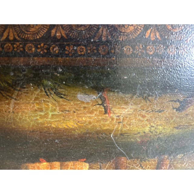Exceptional Tole Tray Table, Early 19th Century For Sale - Image 11 of 15