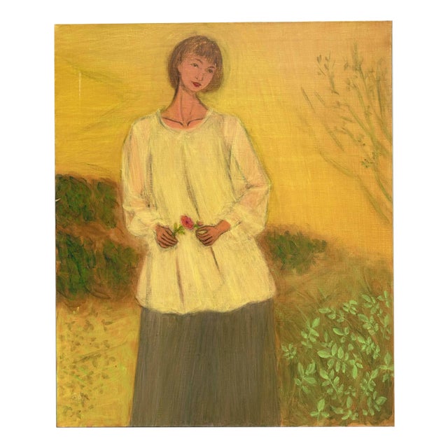 Makoto Igarashi, Wildflowers, 1980s, Oil on Canvas For Sale