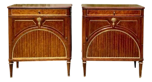 Louis XVI Style Mahogany Cabibets, Set of 2