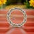 Contemporary 1990s Tiffany & Co Estate Circle Wreath Brooch 18k G + Silver For Sale - Image 3 of 12