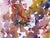 Abstract Vintage Abstract Splashes of Yellow, Red, and Purple by Les Anderson For Sale - Image 3 of 6