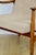 Vintage armchair gfm 300-202 designed by j.kedziorek, loft style from the 1970s, in beige and gold boucle fabric. a...