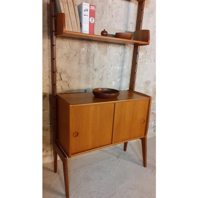 1960s Mid-Century Modern Norwegian Freestanding Ergo Unit in Teak by John Texmon for Blindheim, 1961 For Sale - Image 5 of 17