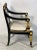 Early 19th Century George IV Ebonized and Parcel-Gilt Armchair in the Manner of Morel and Hughes For Sale - Image 6 of 11