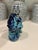 Vintage Turquoise Blue Ceramic Foo Dog Guardian Lion Figurine For Sale - Image 4 of 8