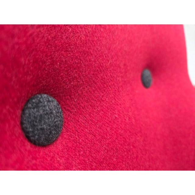 1960s Danish Armchair in Furniture Wool, 1960s For Sale - Image 5 of 18