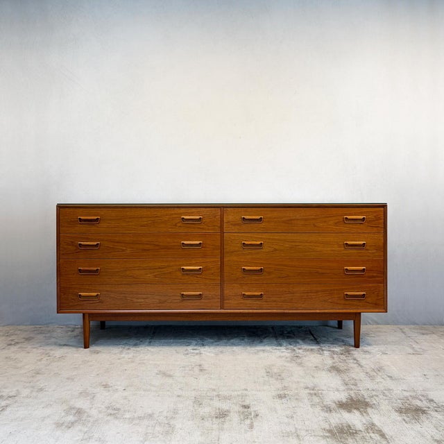 Danish Modern Teak Eight-Drawer Sideboard, 1960s For Sale - Image 12 of 12