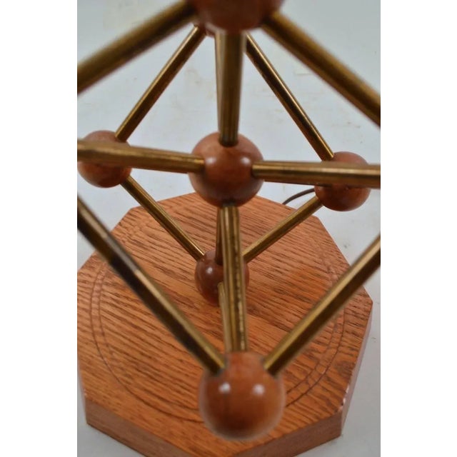 1950s Folky Mid-Century "Automium" Model Lamp For Sale - Image 5 of 7