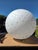 this lamp can be used as a table lamp of floor lamp. it sits on the round metal base that is almost invisible when in...