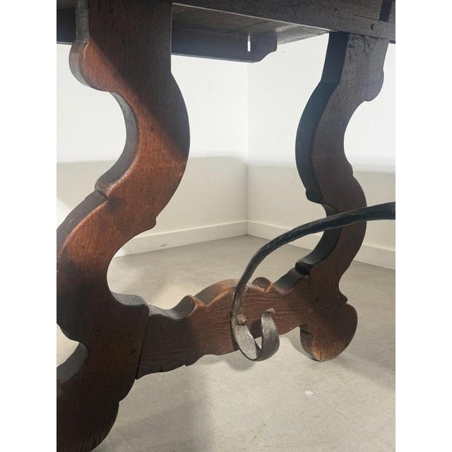 18th Century Oak Dining Table For Sale - Image 5 of 10