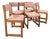 Modernist Cubic Dining Chairs, 1970s, Set of 6 For Sale