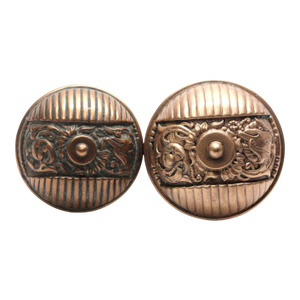 Antique Italian Renaissance Bronze Columbian Entry Door Knobs