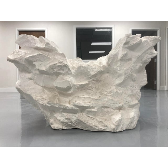 Sirmos Company Postmodern Faux Quarry Plaster Dining Table From Sirmos For Sale - Image 4 of 13