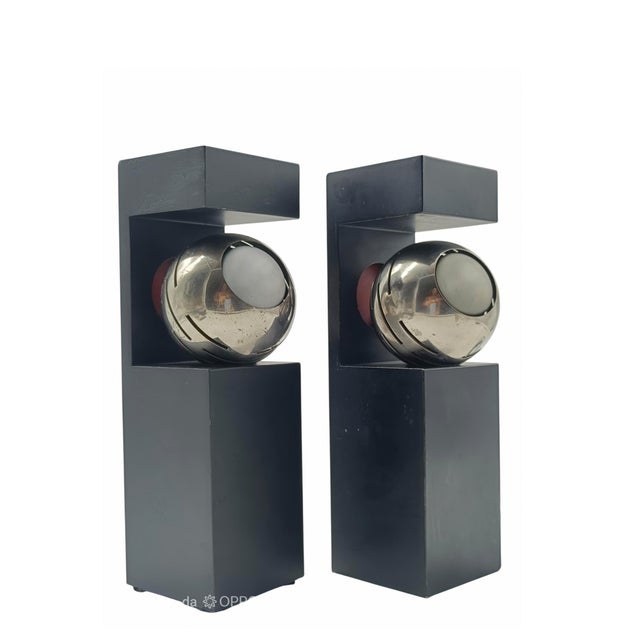 Italian Contrast Table Lamp by Angelo Lelli for Arredoluce, 1962 For Sale - Image 9 of 10