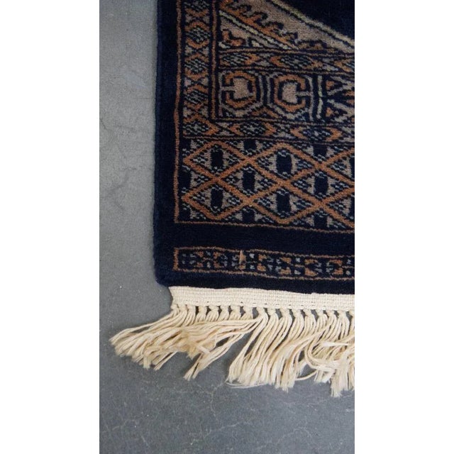 Oriental Runner Rug in Mainly Blue Tones For Sale - Image 3 of 9