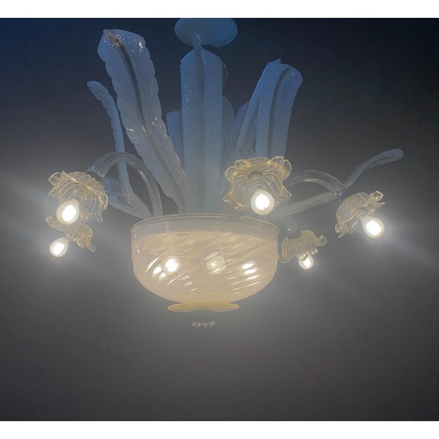 Murano Glass Chandelier from Segusa , 1960s For Sale - Image 6 of 9