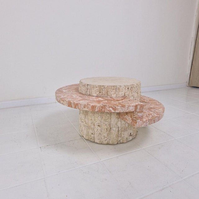 Fossil Stone Coffee Table by Magnussen Ponte, 1980s For Sale - Image 4 of 14