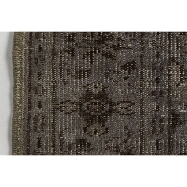 Grey Vintage Anatolian Wool Carpet For Sale - Image 4 of 10