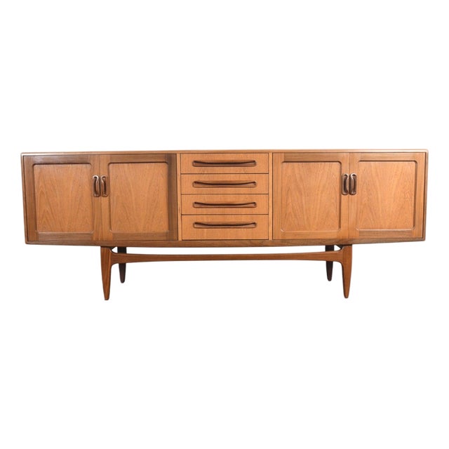 Mid 20th Century Large G Plan Fresco Credenza in Teak For Sale