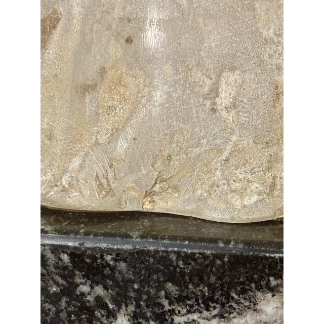 Gray Vintage Mid Century Modern Studio Ceramic Female Torso Sculpture For Sale - Image 8 of 9