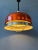 Space Age Orange Transparent UFO Pendant Lamp For Sale - Image 11 of 11