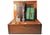 Victorian Military Campaign Burr Walnut Writing Slope Tooled Leather Skiver, Set of 4 For Sale - Image 5 of 15