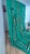Handmade Moroccan Beni Ourain Rug, Emerald Green Abstract, 9'7" X 6'9" For Sale - Image 10 of 15
