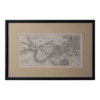 Battle of Grocka Campaign Map, 1753 - James Oglethorpe, John Lindsay, Henry Köpp For Sale