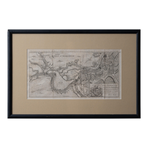 Battle of Grocka Campaign Map, 1753 - James Oglethorpe, John Lindsay, Henry Köpp