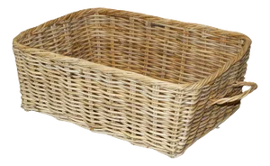 Large Antique Victorian Wicker Basket