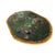 Art Deco 1930s Antique Small Floral Green Chinese Art Deco Wool Hand Knotted Oval Rug For Sale - Image 3 of 6