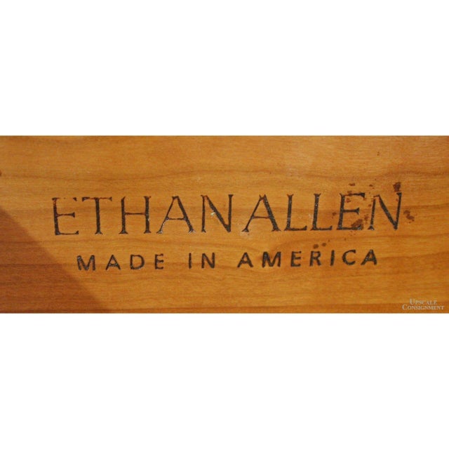 Wood Late 20th Century Ethan Allen 'Sable' China Cabinet For Sale - Image 7 of 7