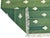 Textile Handmade Cotton Fleur Rug, Forest Green and White Dhurrie - 14'x16' For Sale - Image 7 of 16