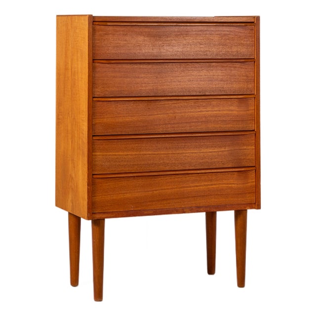 Vintage Teak Chest of Drawers, 1960s For Sale