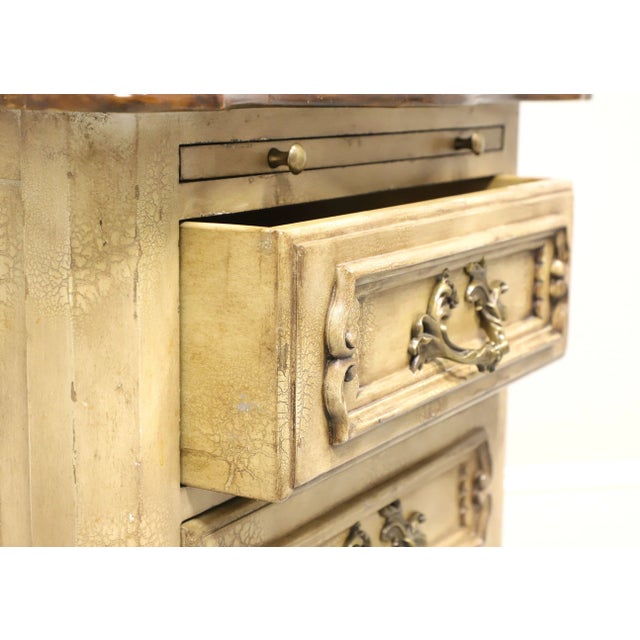 Late 20th Century French Country Style Plank Top Nightstand For Sale - Image 9 of 10