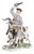 Antique German Porcelain Sculpture, 1800s For Sale