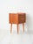 Scandinavian Teak Bedside Table with Brass Details, 1950s For Sale - Image 3 of 9