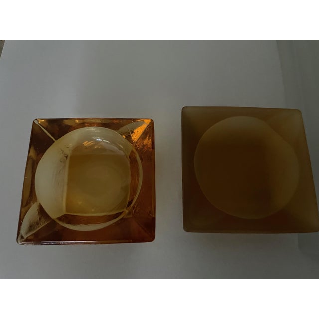 1960s Glass Paste Ashtray, 1960s, Set of 5 For Sale - Image 5 of 6