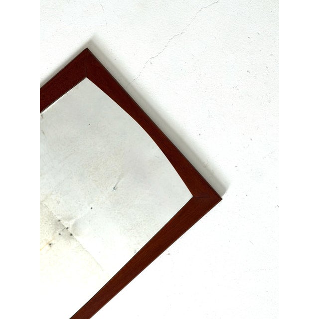 Teak Framed Mirror, 1960s For Sale - Image 3 of 6
