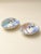 Japanese-Style Hand-Painted Floral Ceramic Bowl With Underglaze - Set of 4 For Sale - Image 4 of 7