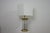 Gold Hollywood Regency Table Lamp in Brass and Acrylic Glass, 1970s For Sale - Image 8 of 8