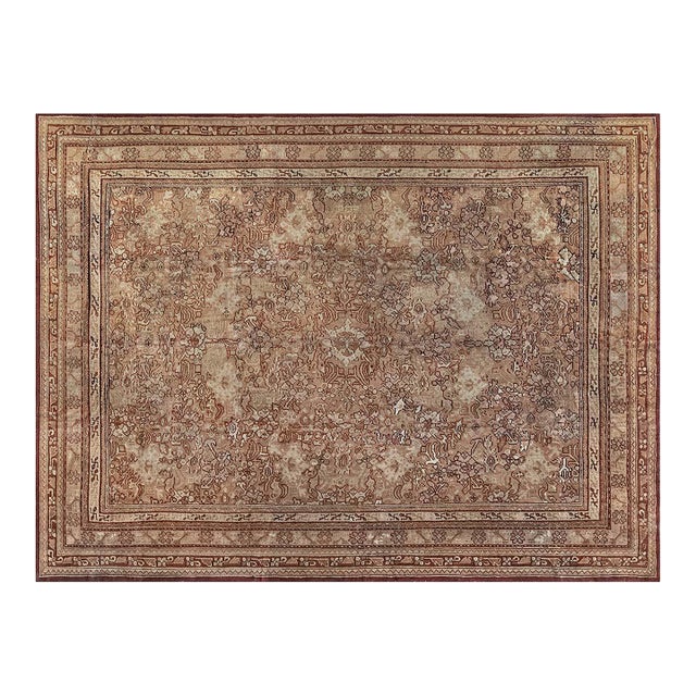 Antique Turkish Oushak Rug For Sale
