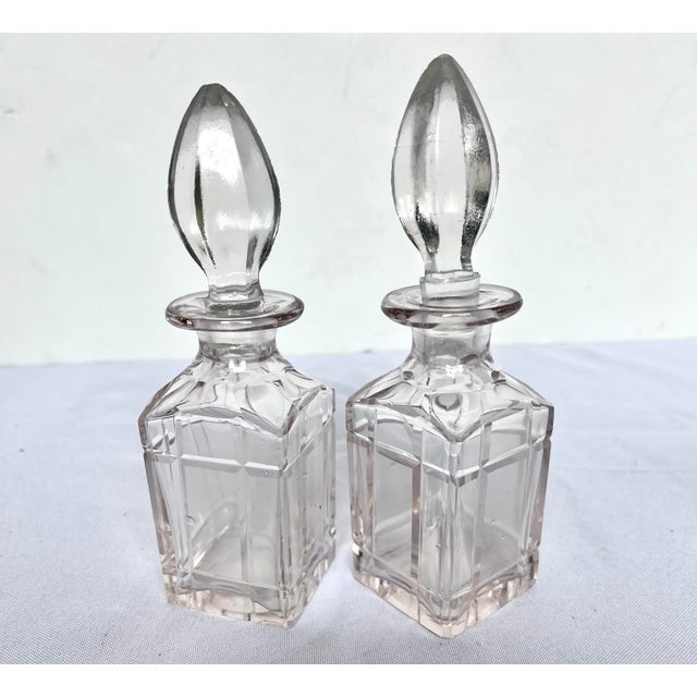 Late 19th Century Late 1800s Victorian Silver and Cut Crystal Cruet Set With Carrier For Sale - Image 5 of 14