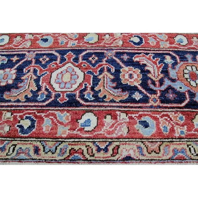 2010s Handwoven Navy Bakhshayesh Style Rug 9'2" X 12'3" For Sale - Image 5 of 12