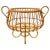 Rattan & Bamboo Basket, Italy, 1960s For Sale - Image 10 of 10