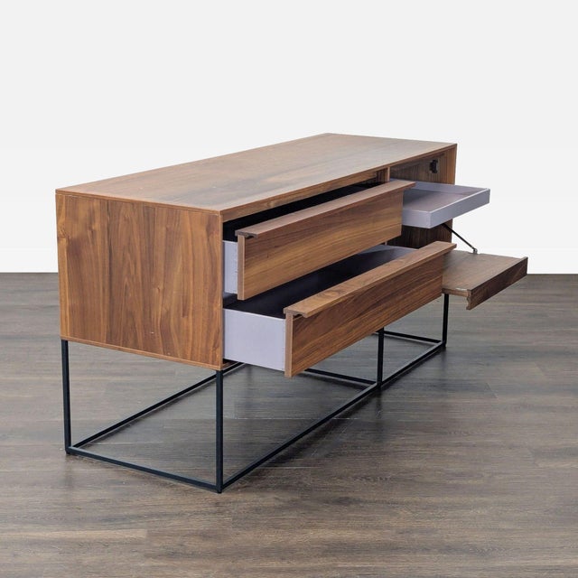 Blu Dot Blu Dot Rule 1-Door/2-Drawer Console For Sale - Image 4 of 9